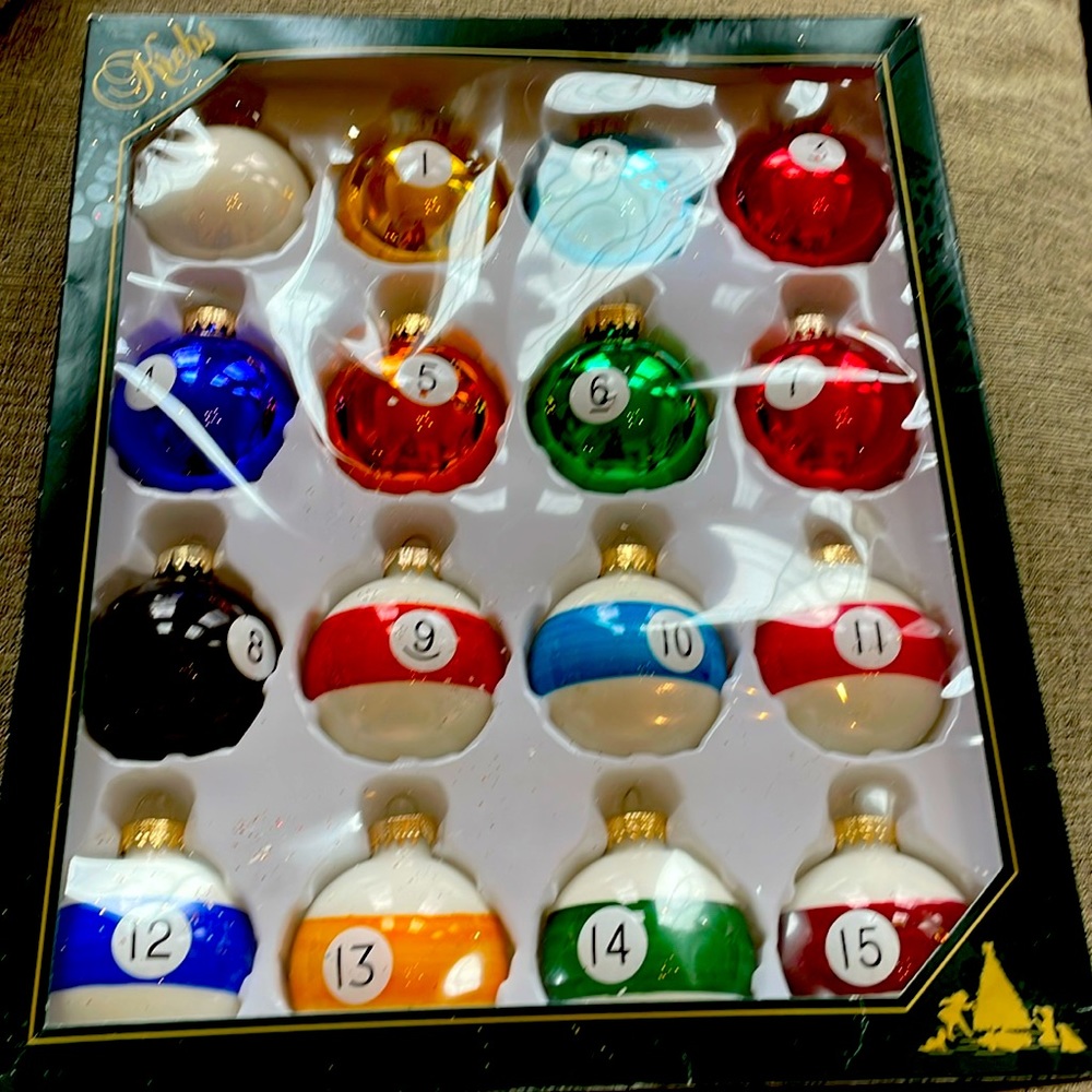 Pool Ball Ornament